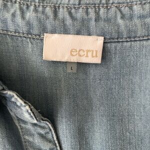 Ecru Women's Denim Midi Dress